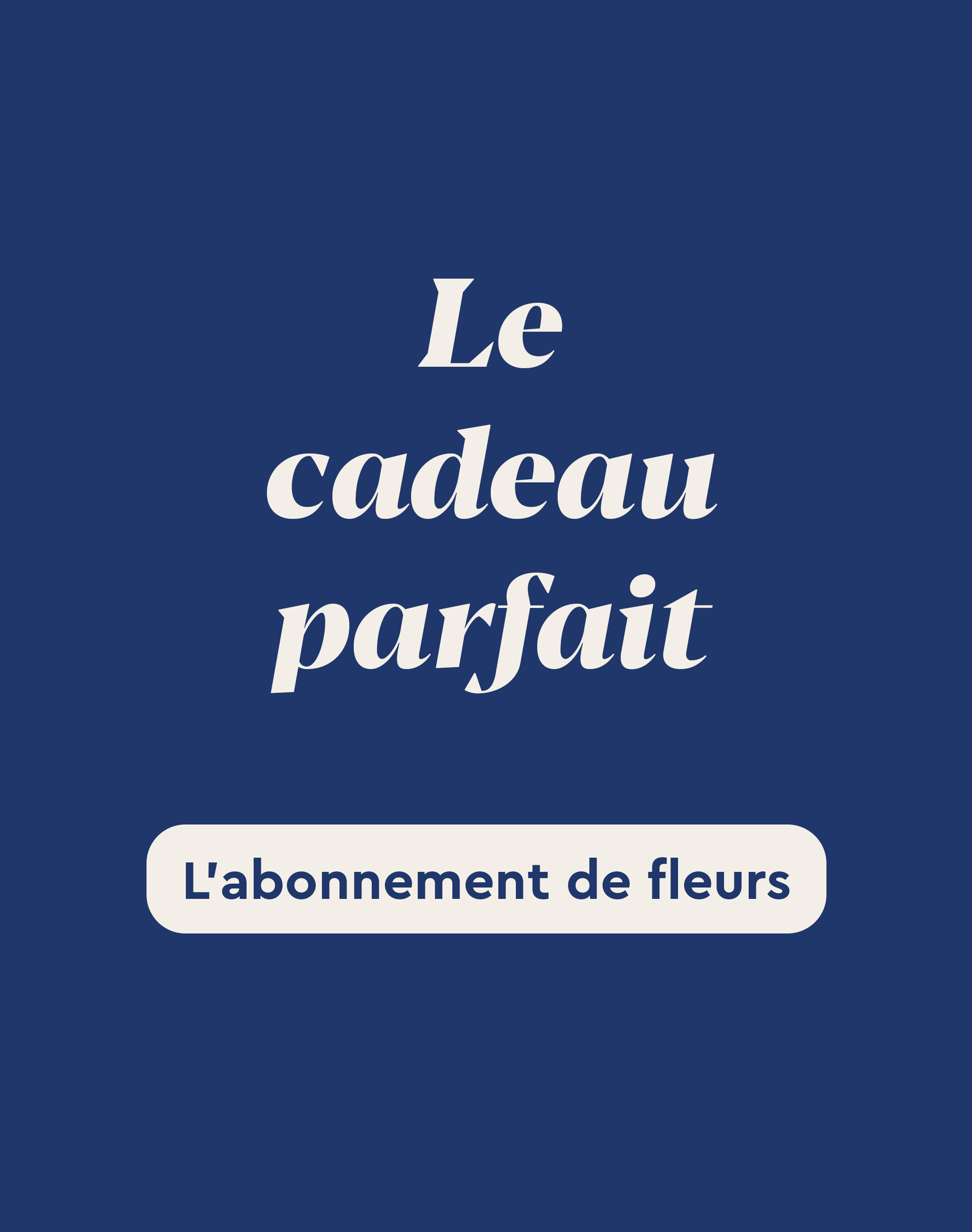 L'abonnement de fleurs