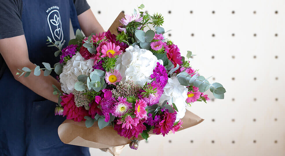 Bouquet 100% français de fleurs de saison