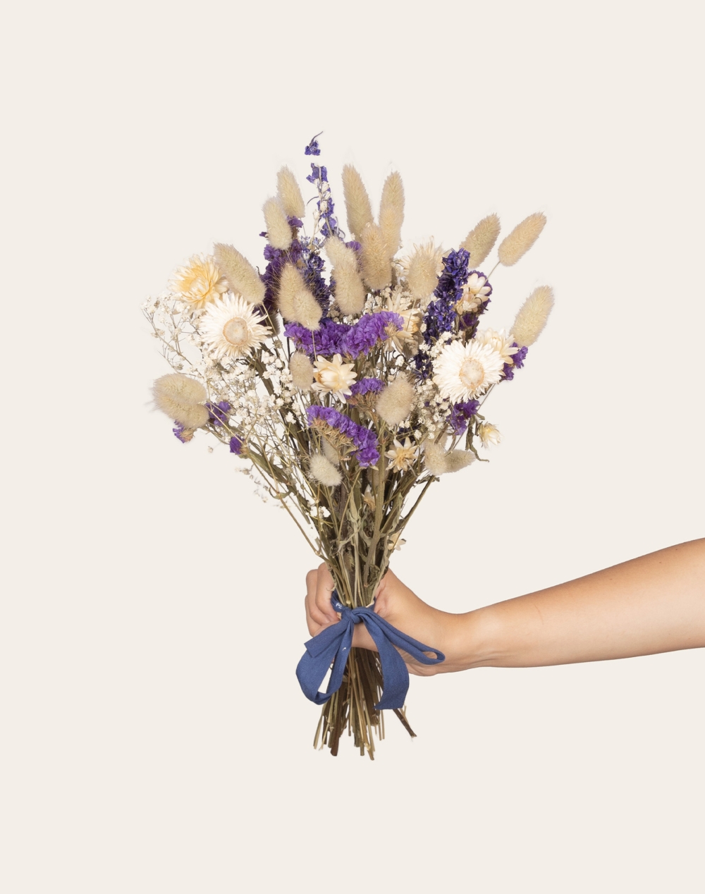 Féerie bleue - Bouquet de fleurs séchées