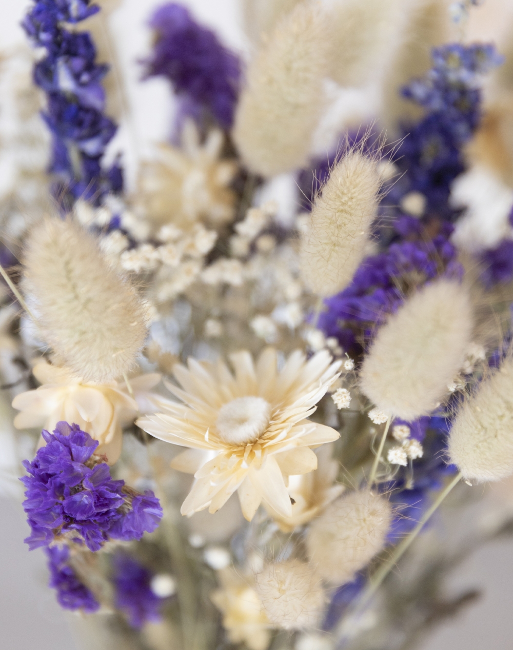 Féerie bleue - Bouquet de fleurs séchées