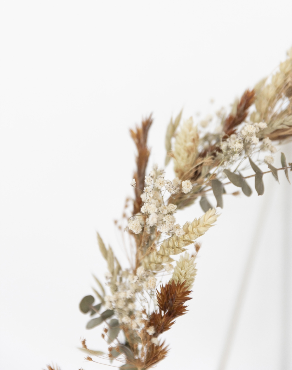 Automne - Couronne de fleurs séchées