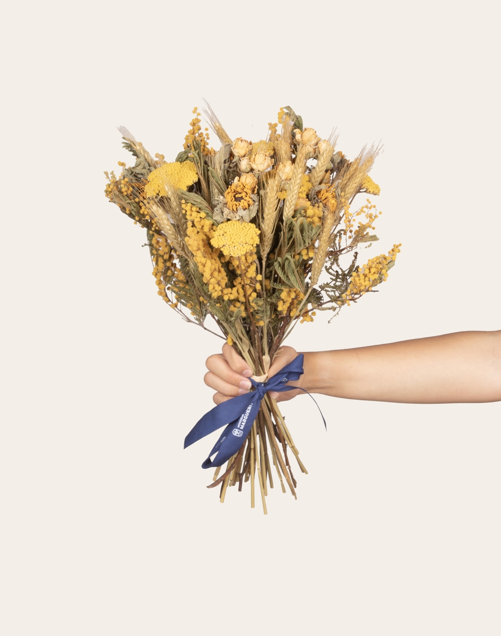 Féerie jaune - Bouquet de fleurs séchées