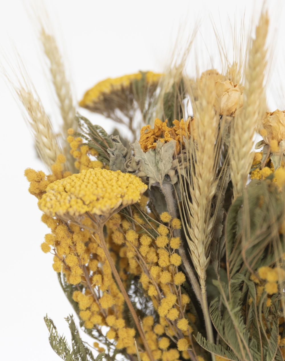 Féerie jaune - Bouquet de fleurs séchées