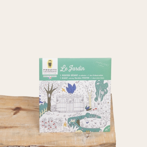 Poster Géant à colorier - Le Jardin | Fleurs à domicile | Monsieur Marguerite