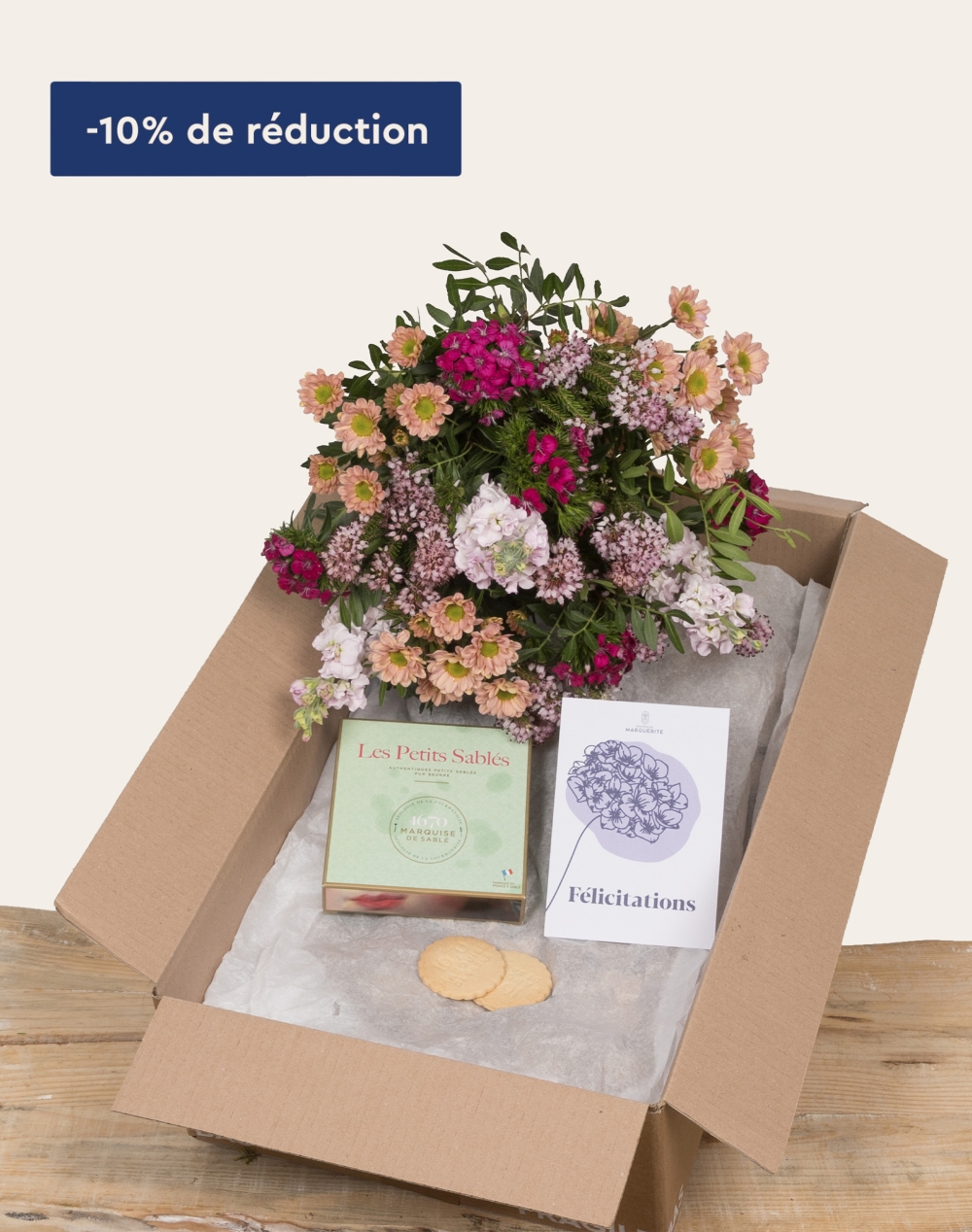 Pack Félicitations - Bouquet de saison