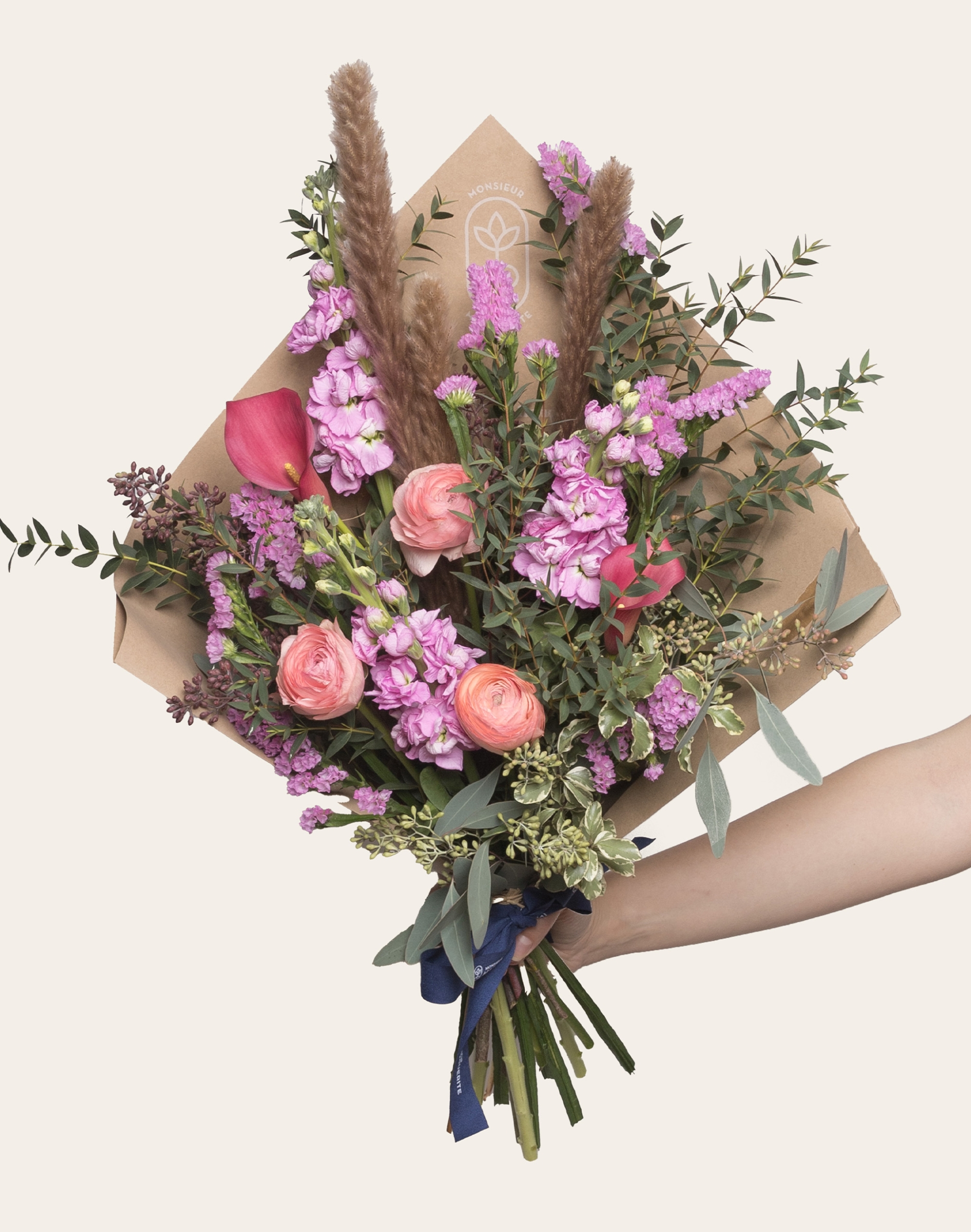Lisière de Forêt fleurie - rose