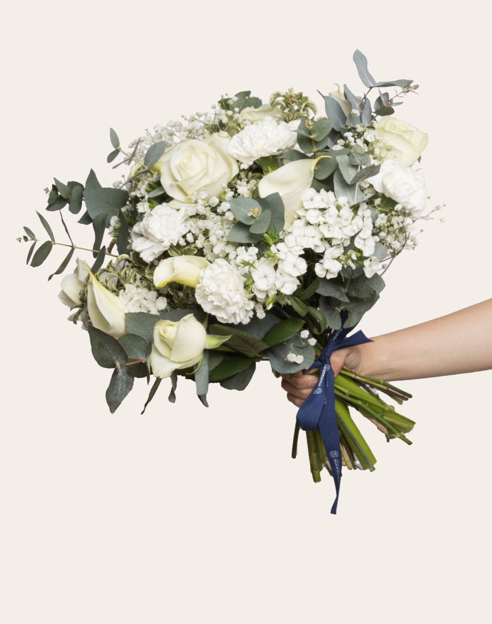 Bouquet de saison - Blanc - À la folie