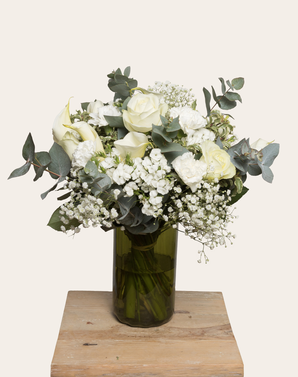 Bouquet de saison - Blanc - À la folie
