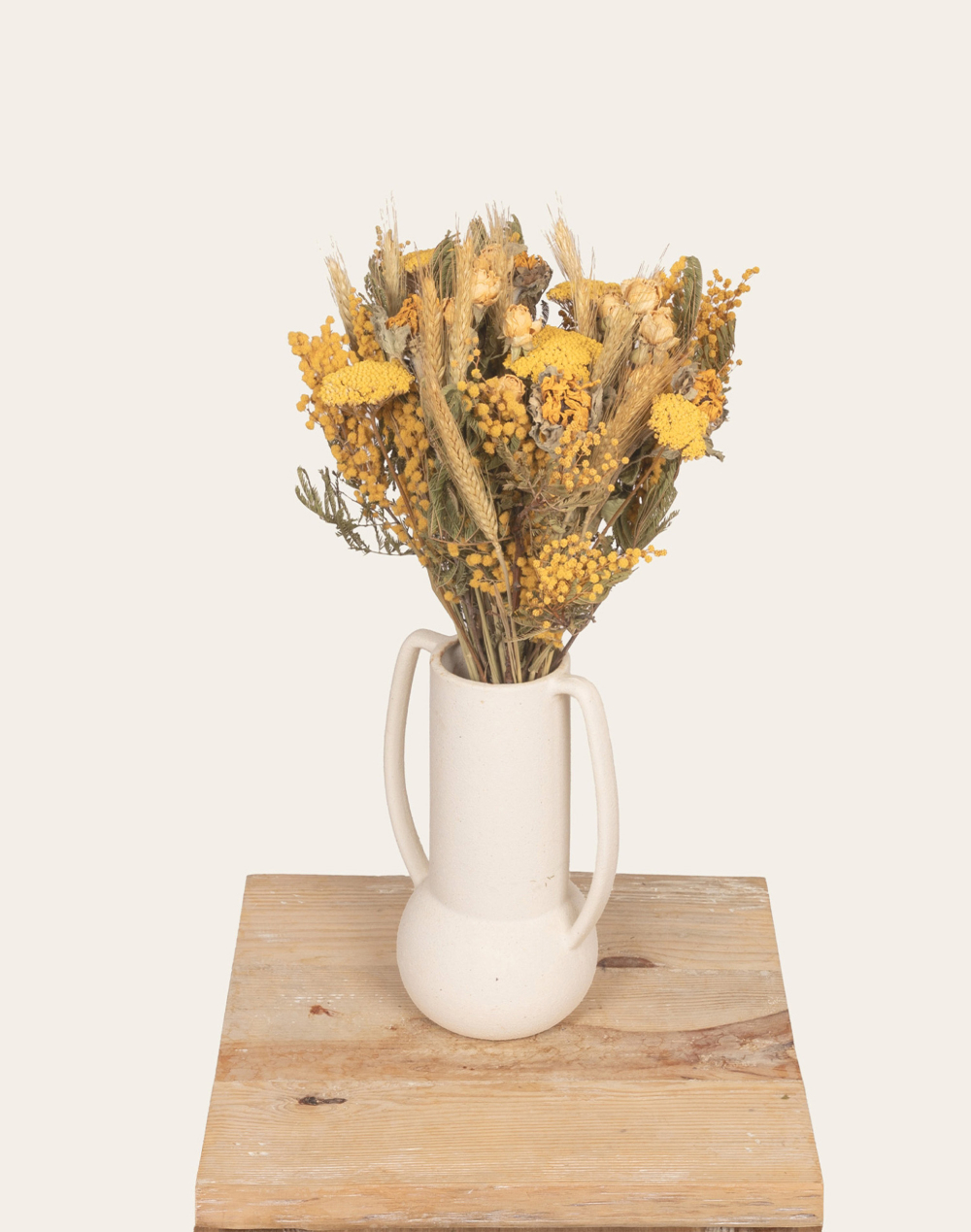 Féerie jaune - Bouquet de fleurs séchées