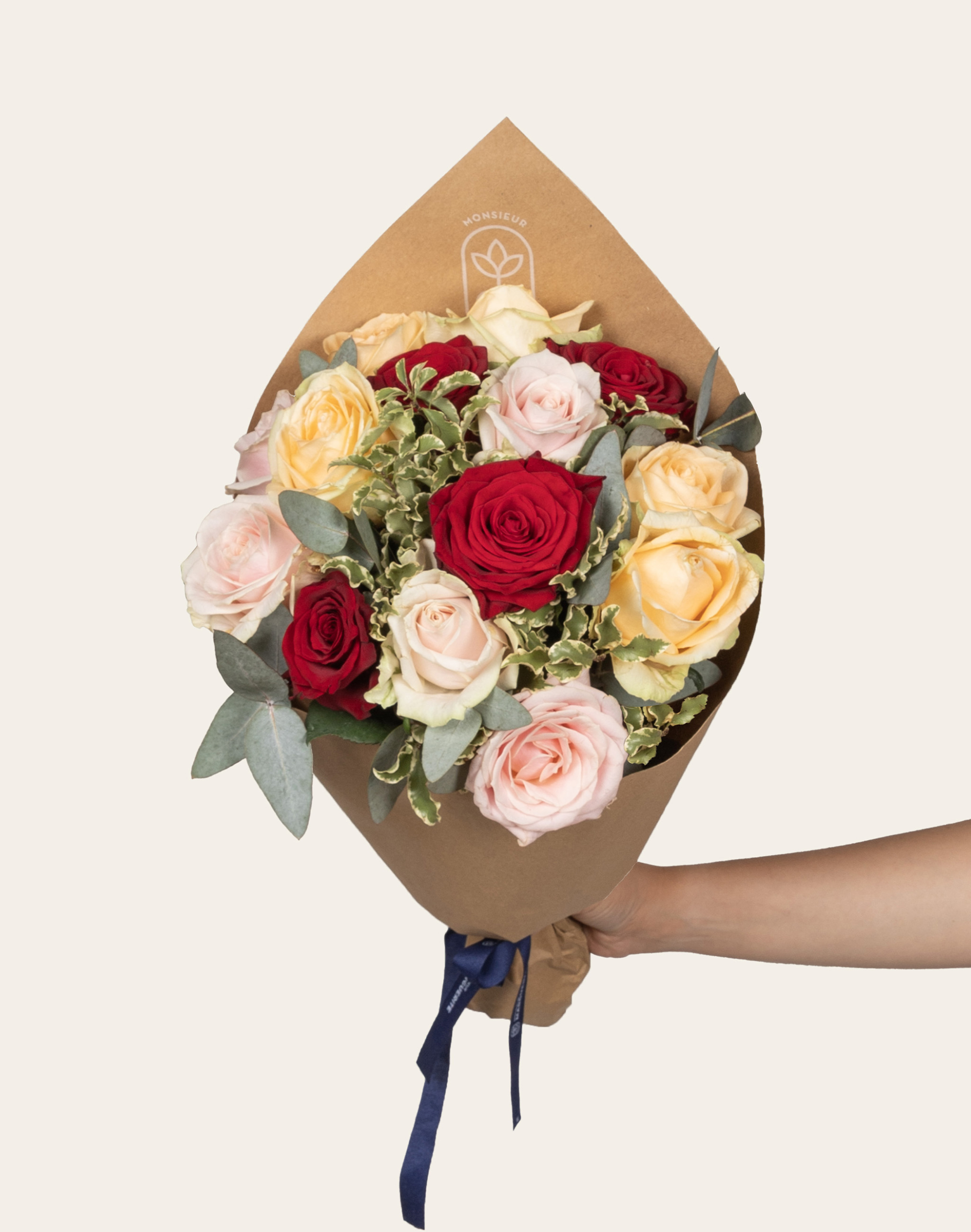 Bouquet de Roses - Multicolores