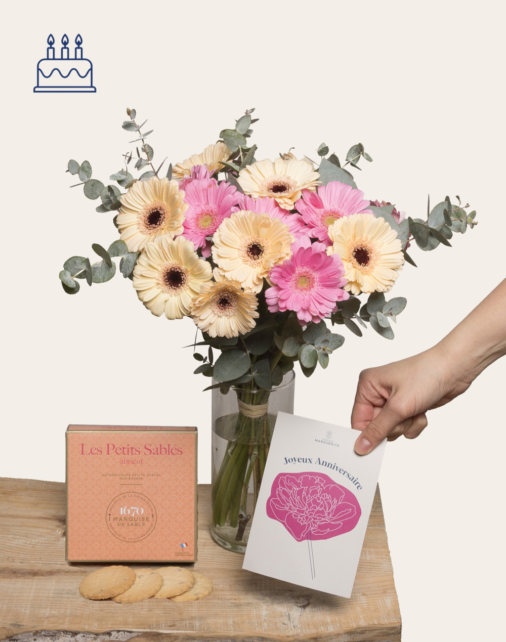 Pack Anniversaire - Bouquet de Germinis
