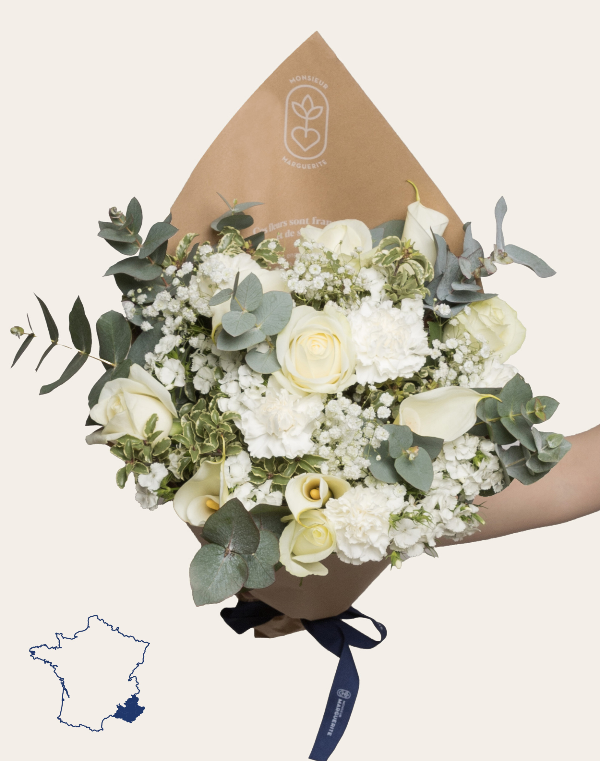 Bouquet de saison - Blanc