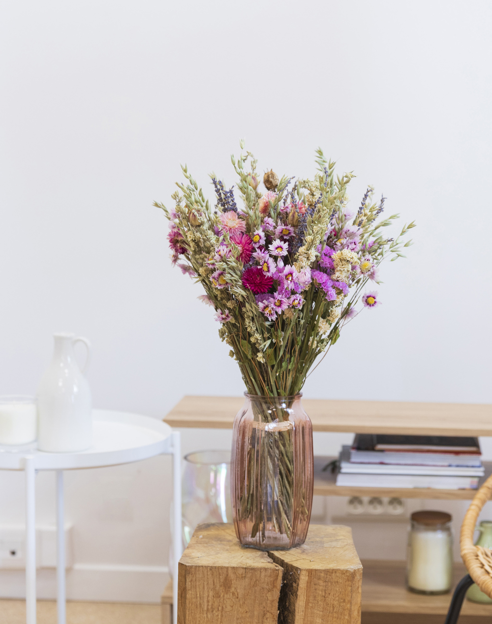 Romance - Bouquet de fleurs séchées
