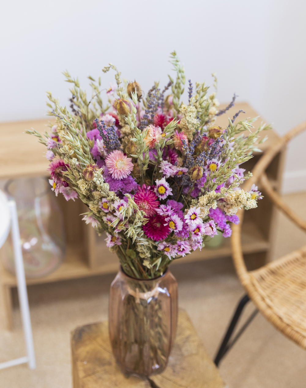 Romance - Bouquet de fleurs séchées