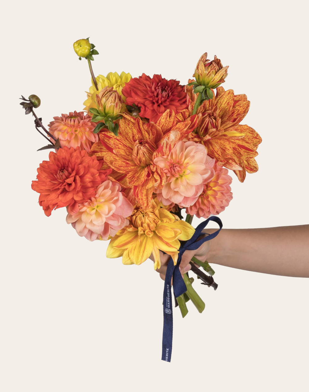 Botte de Dahlias - Couleurs Automnales