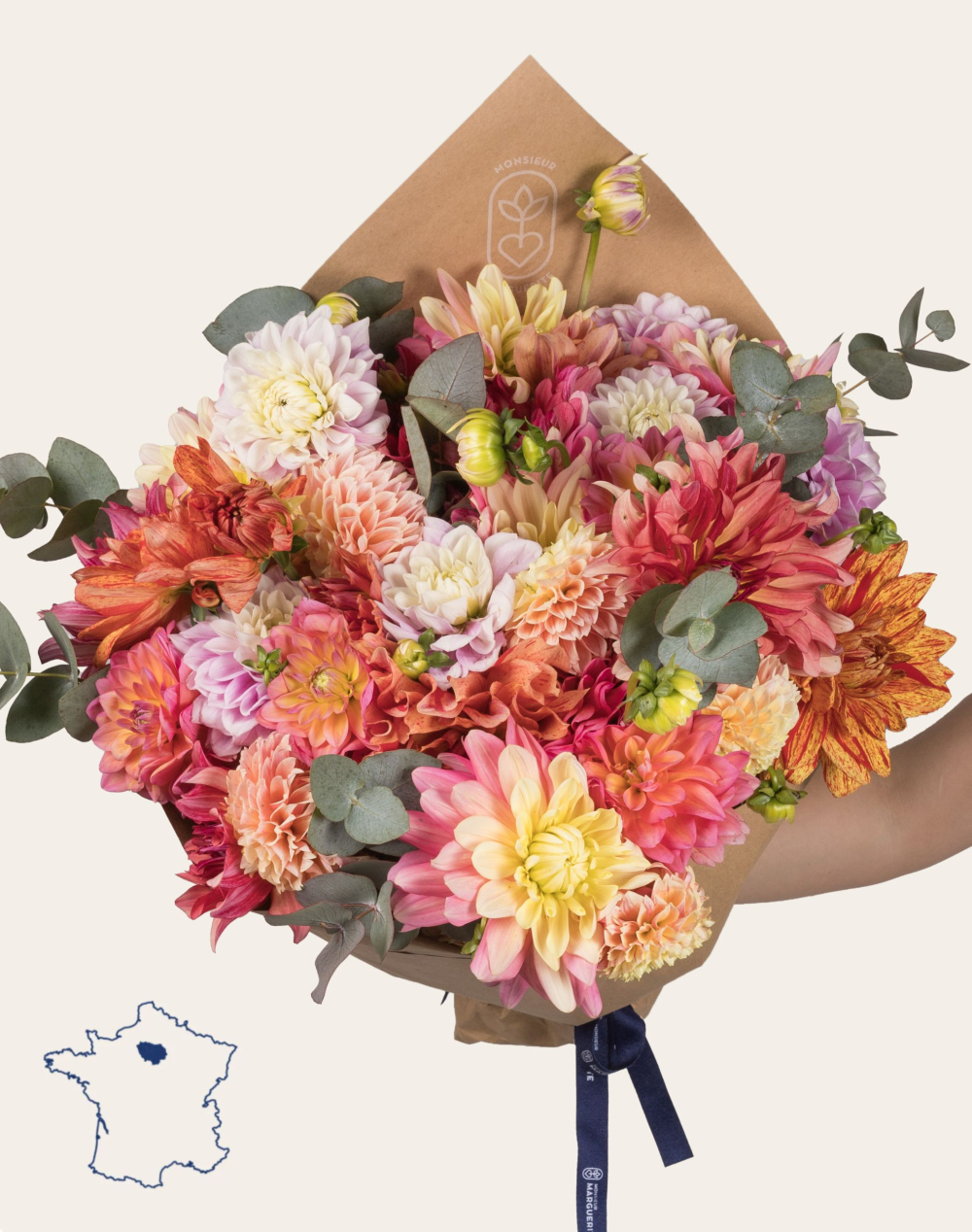 Bouquet d'exception de Dahlias