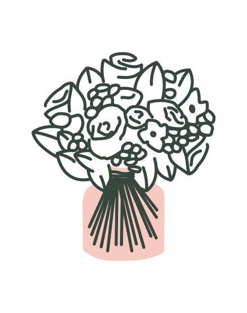 Vase en verre transparent