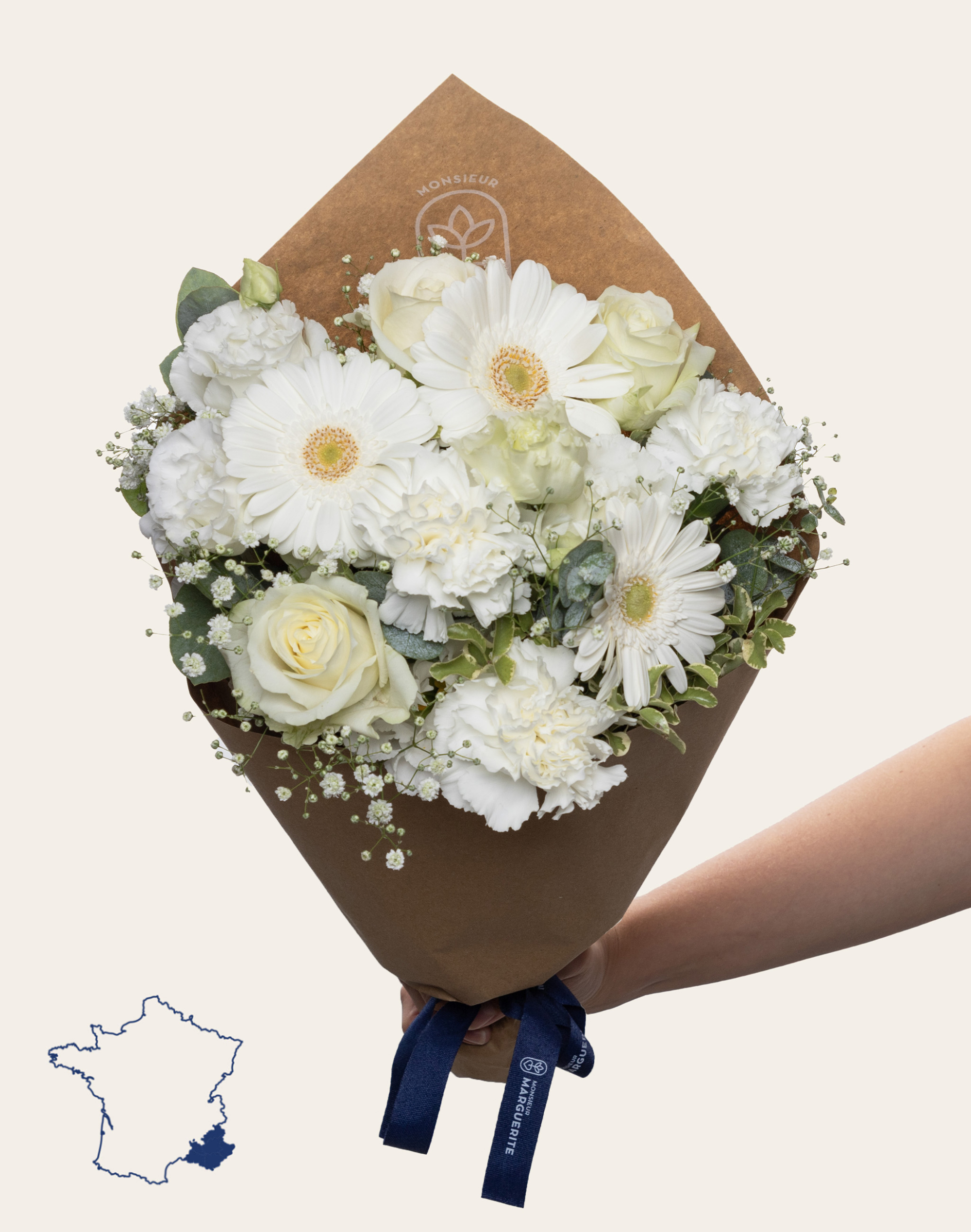 Bouquet de saison - Blanc