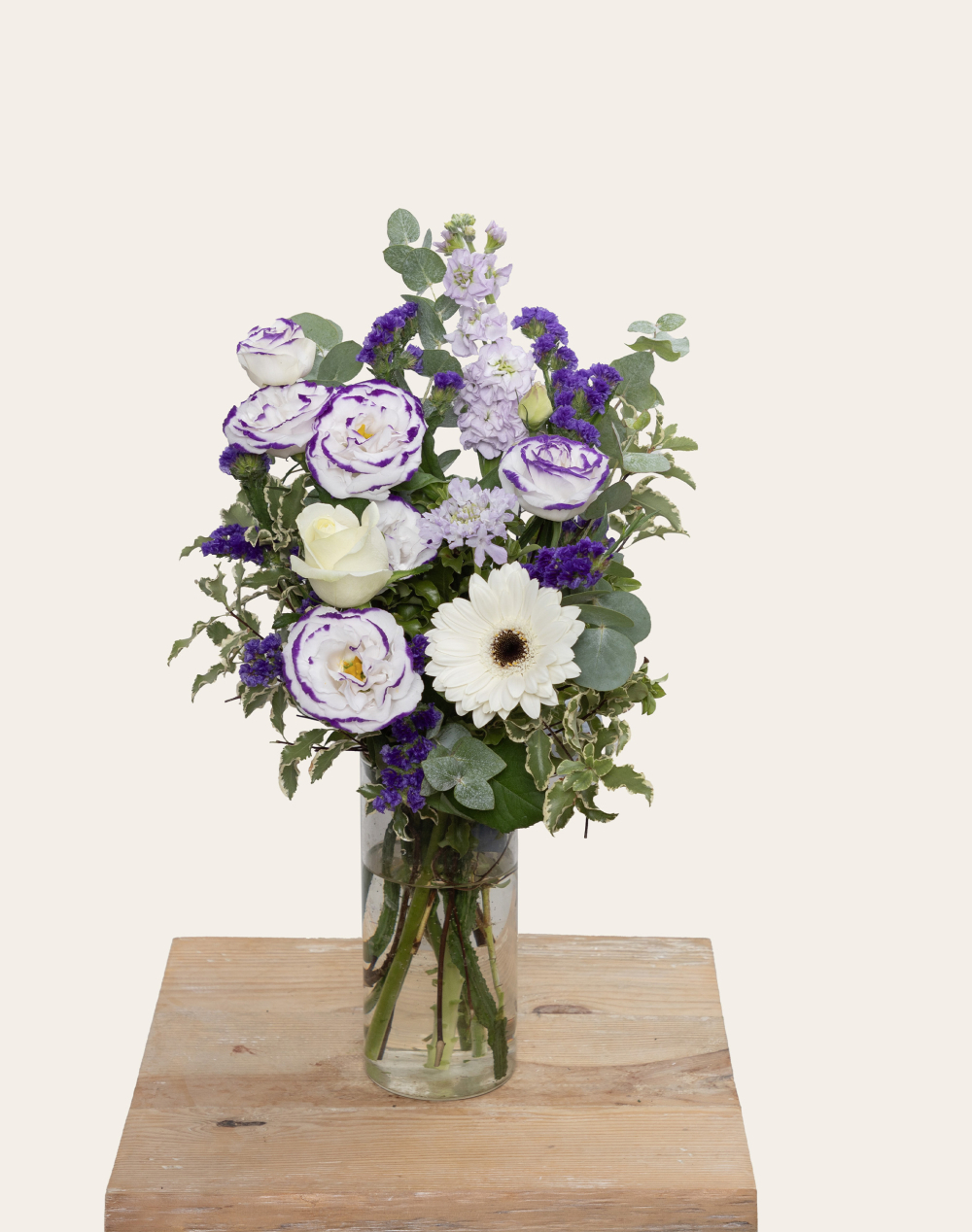 Bouquet de saison - Bleu et blanc