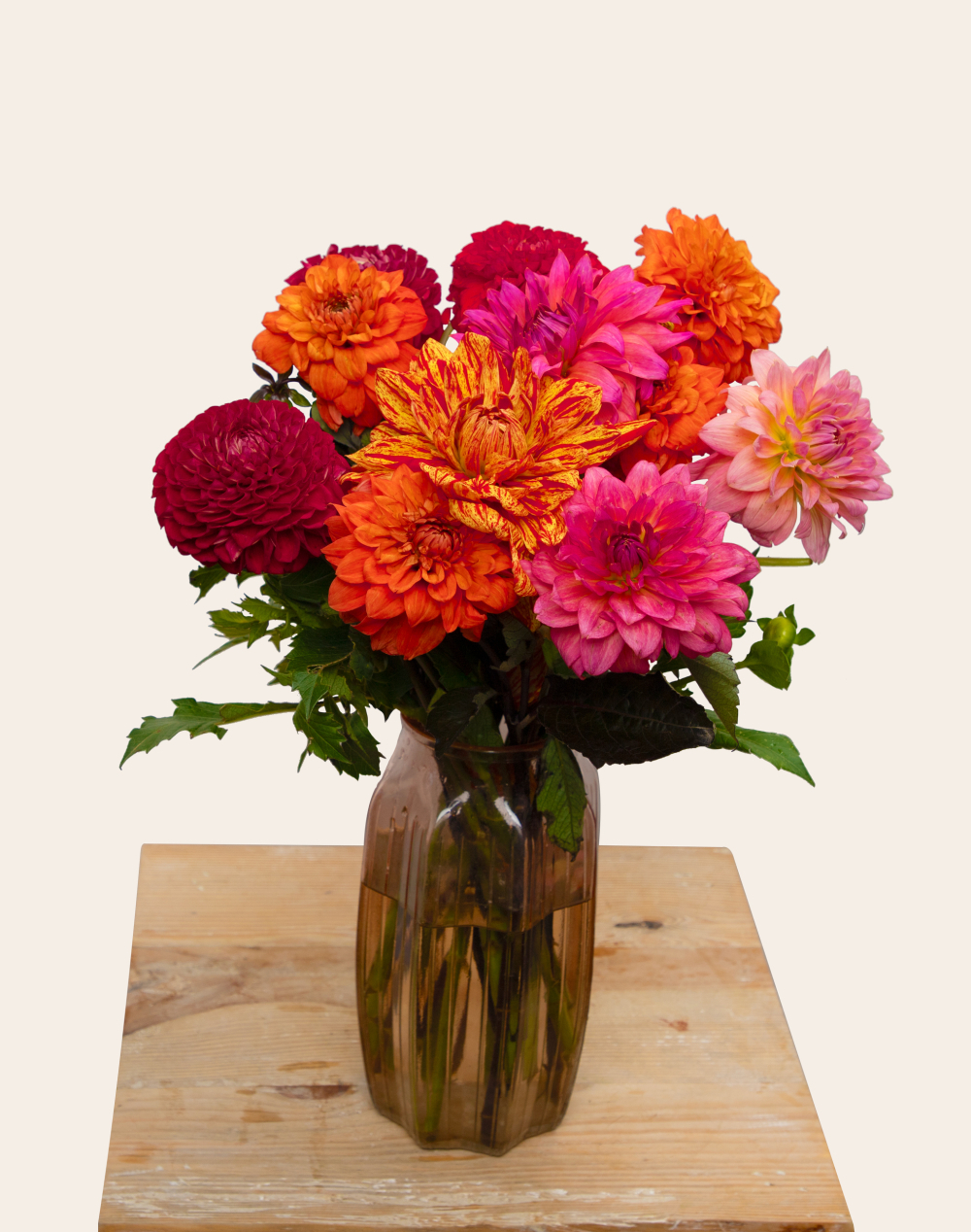 Botte de Dahlias - Couleurs Automnales