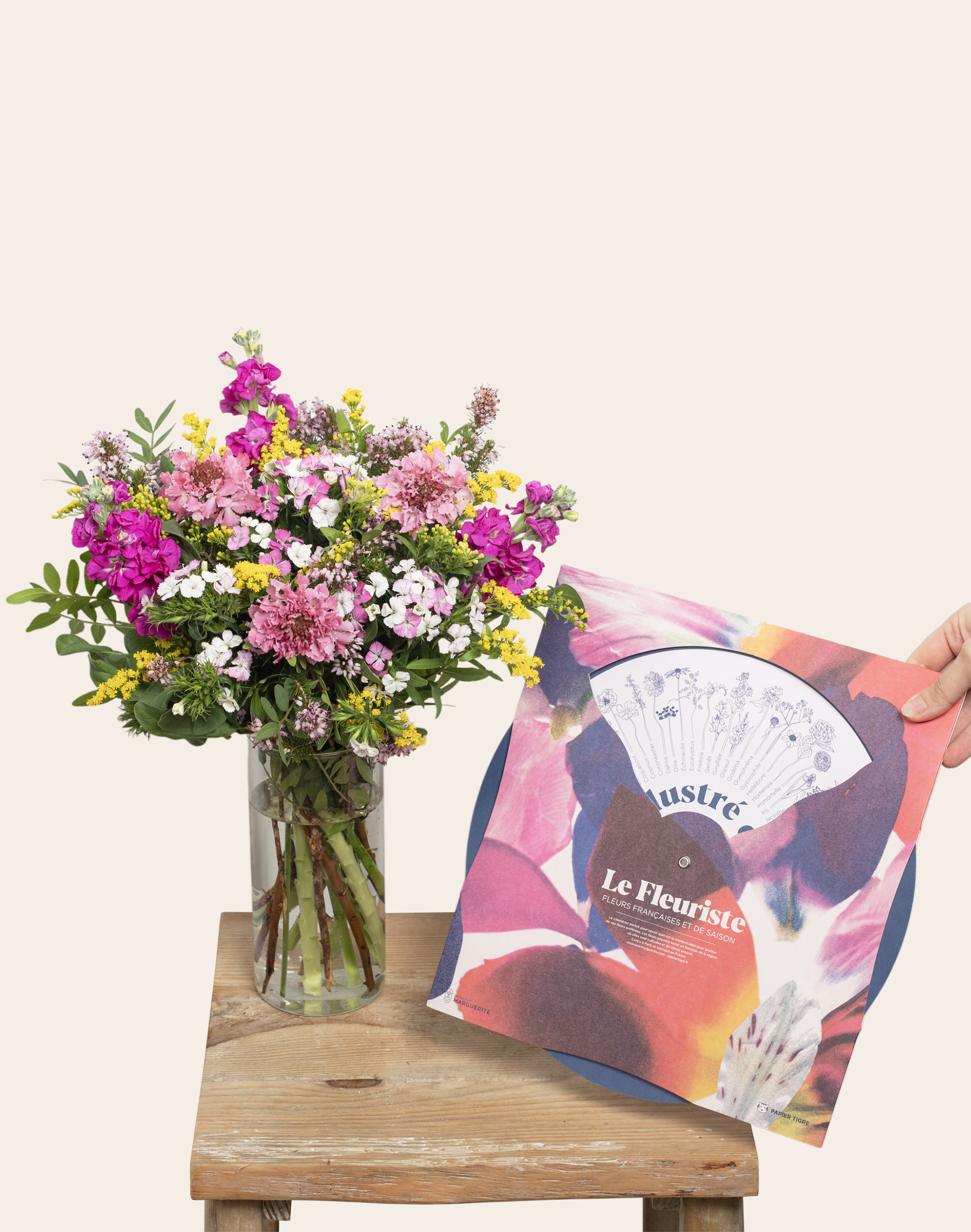 Duo bouquet de saison et Calendrier de saison