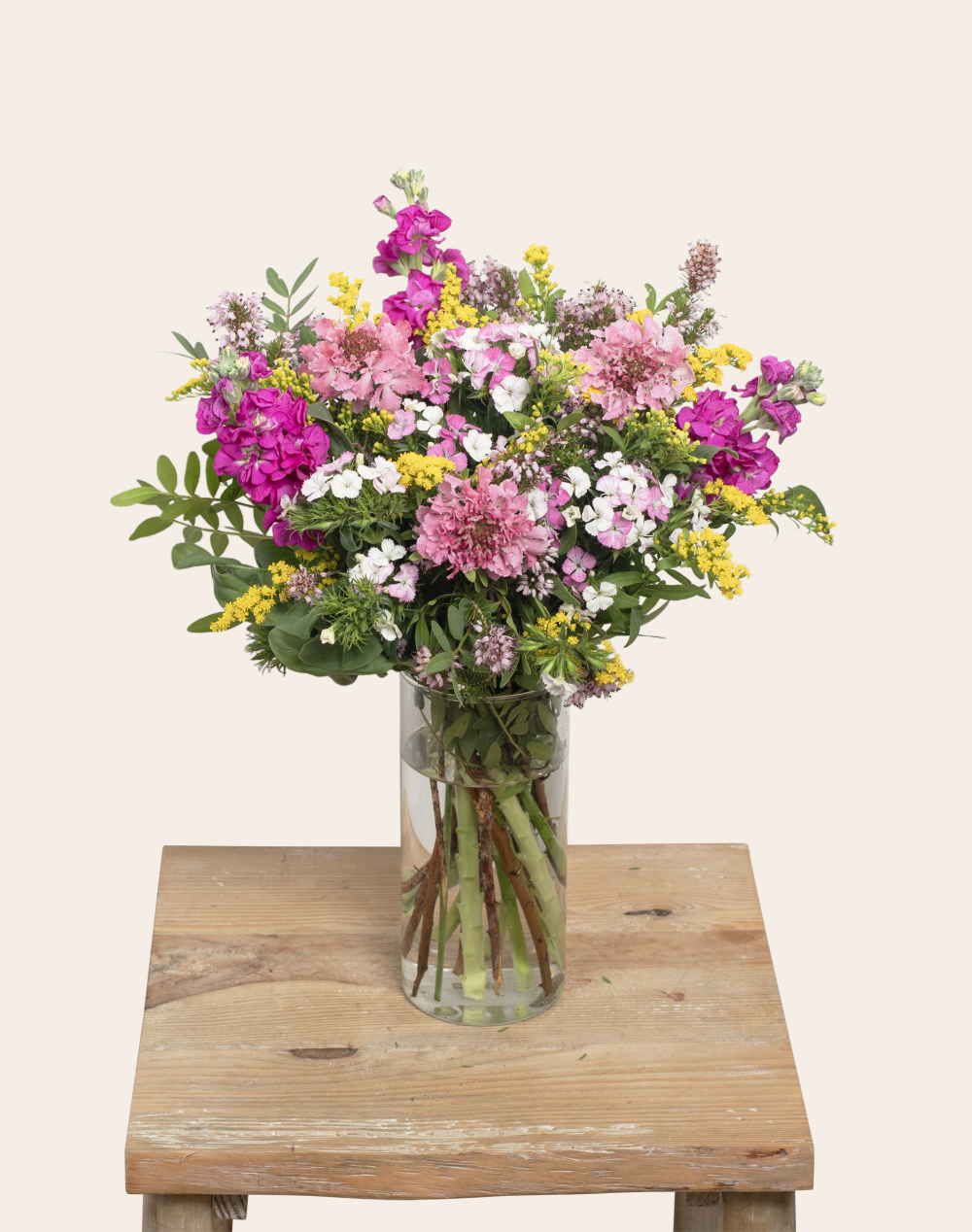 Pack Naissance - Bouquet de fleurs de saison