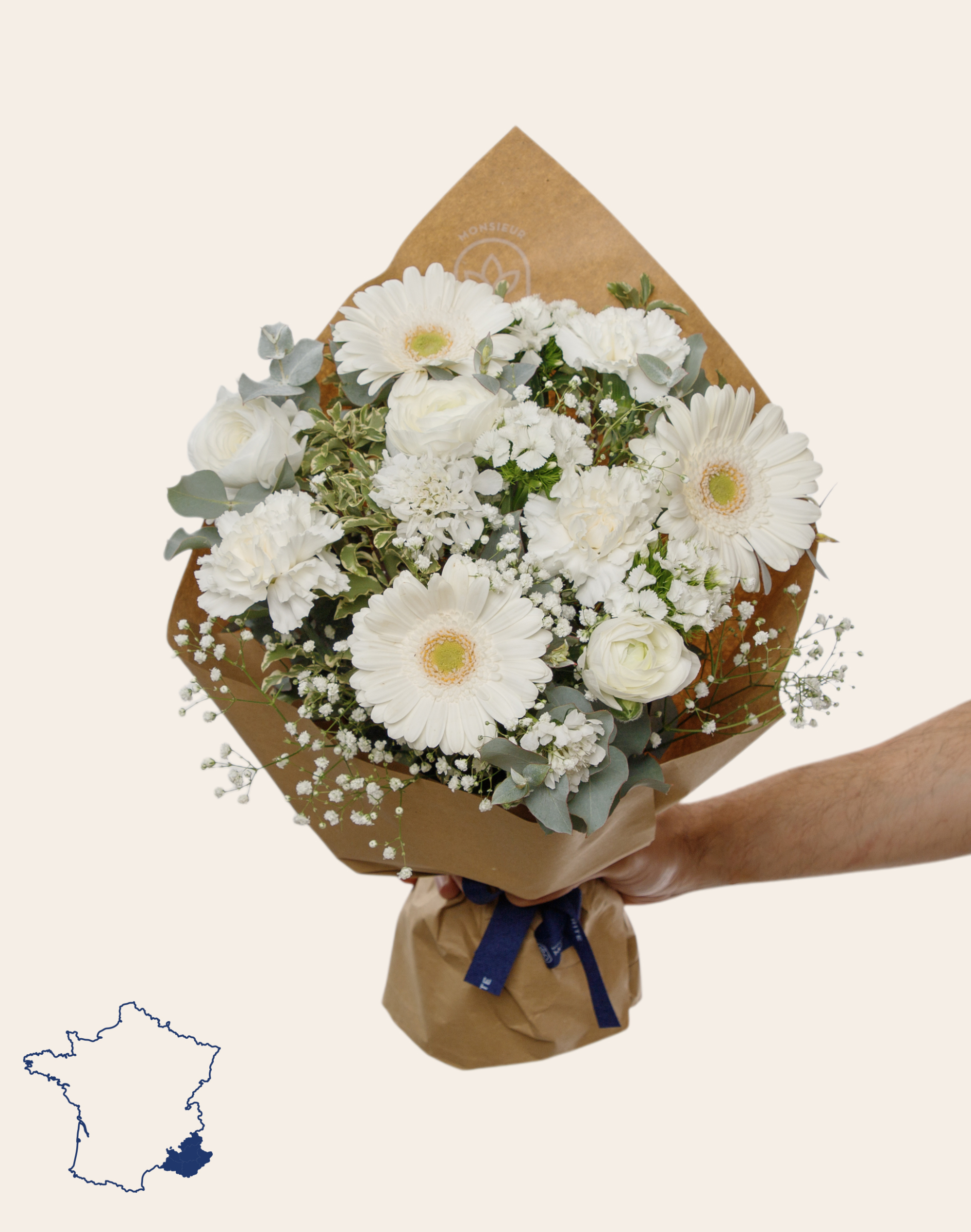 Bouquet de saison - Blanc