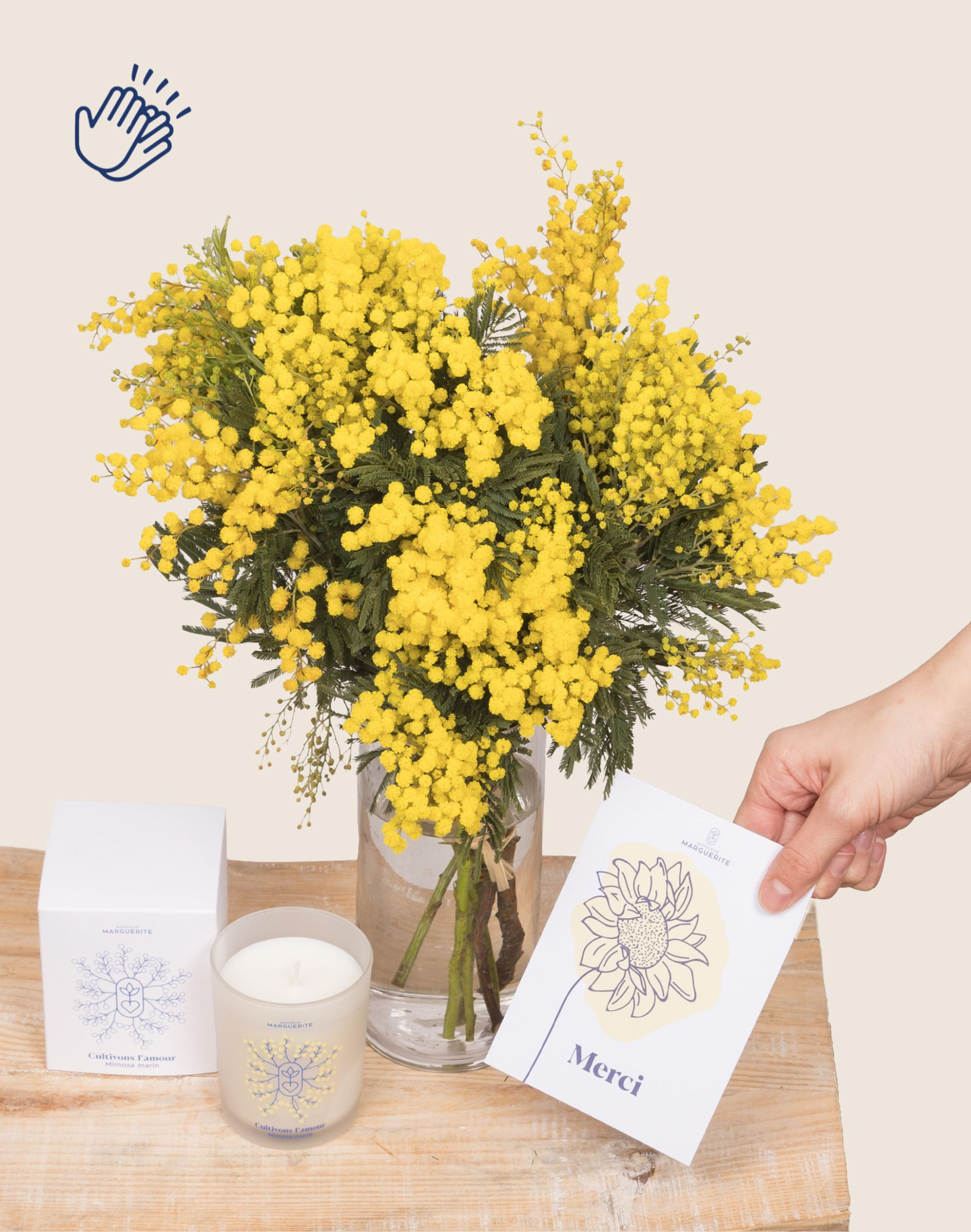 Pack Remerciements : Botte de Mimosa