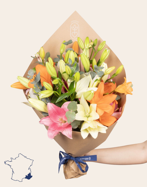Bouquet de Lys - Multicolore | Fleurs à domicile | Monsieur Marguerite