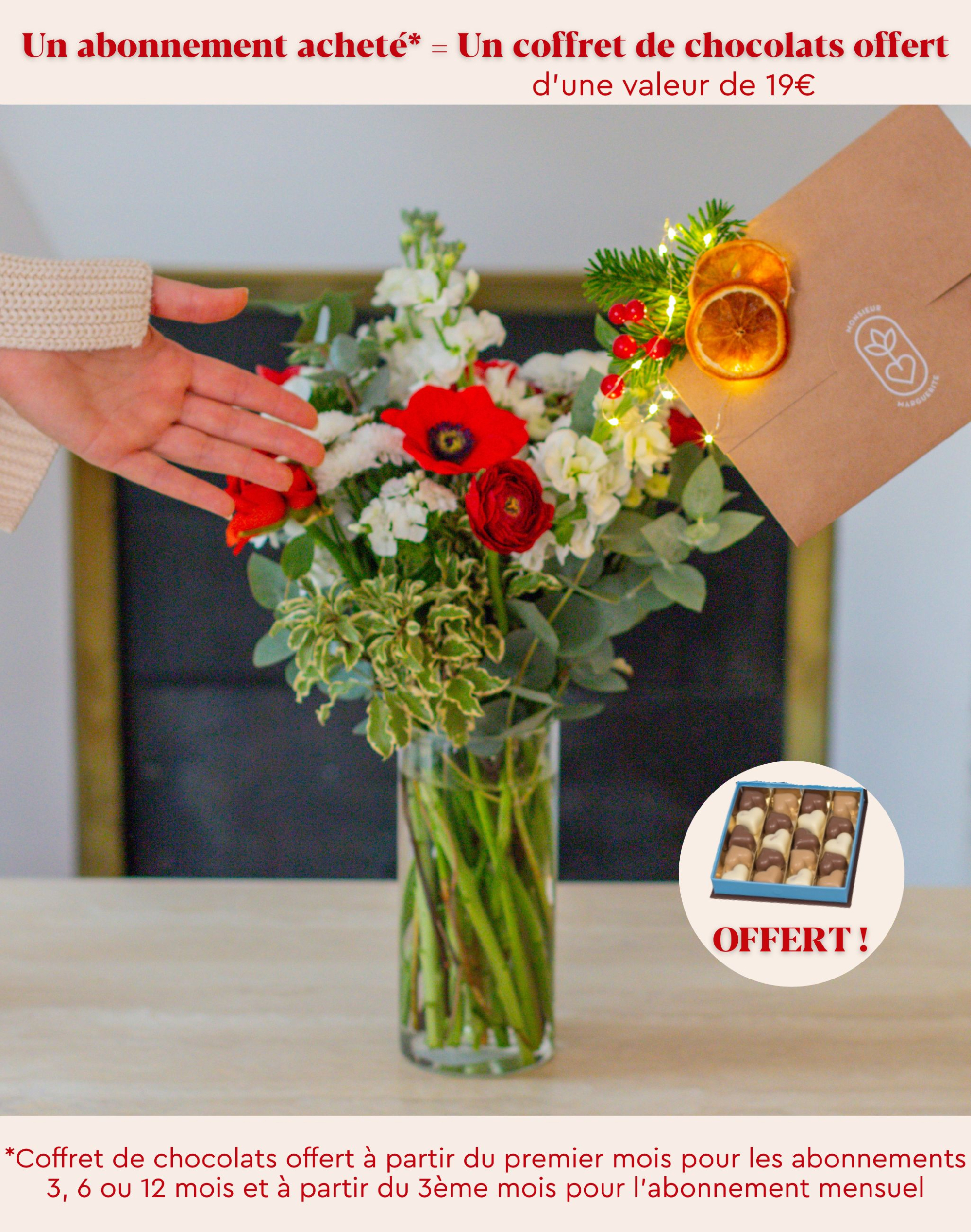 Abonnement de bouquets de fleurs de saison