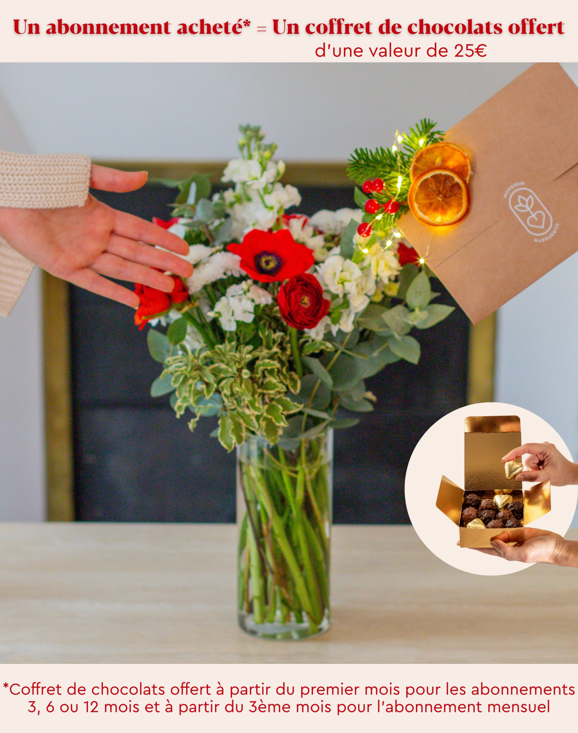 Abonnement de bouquets de fleurs de saison