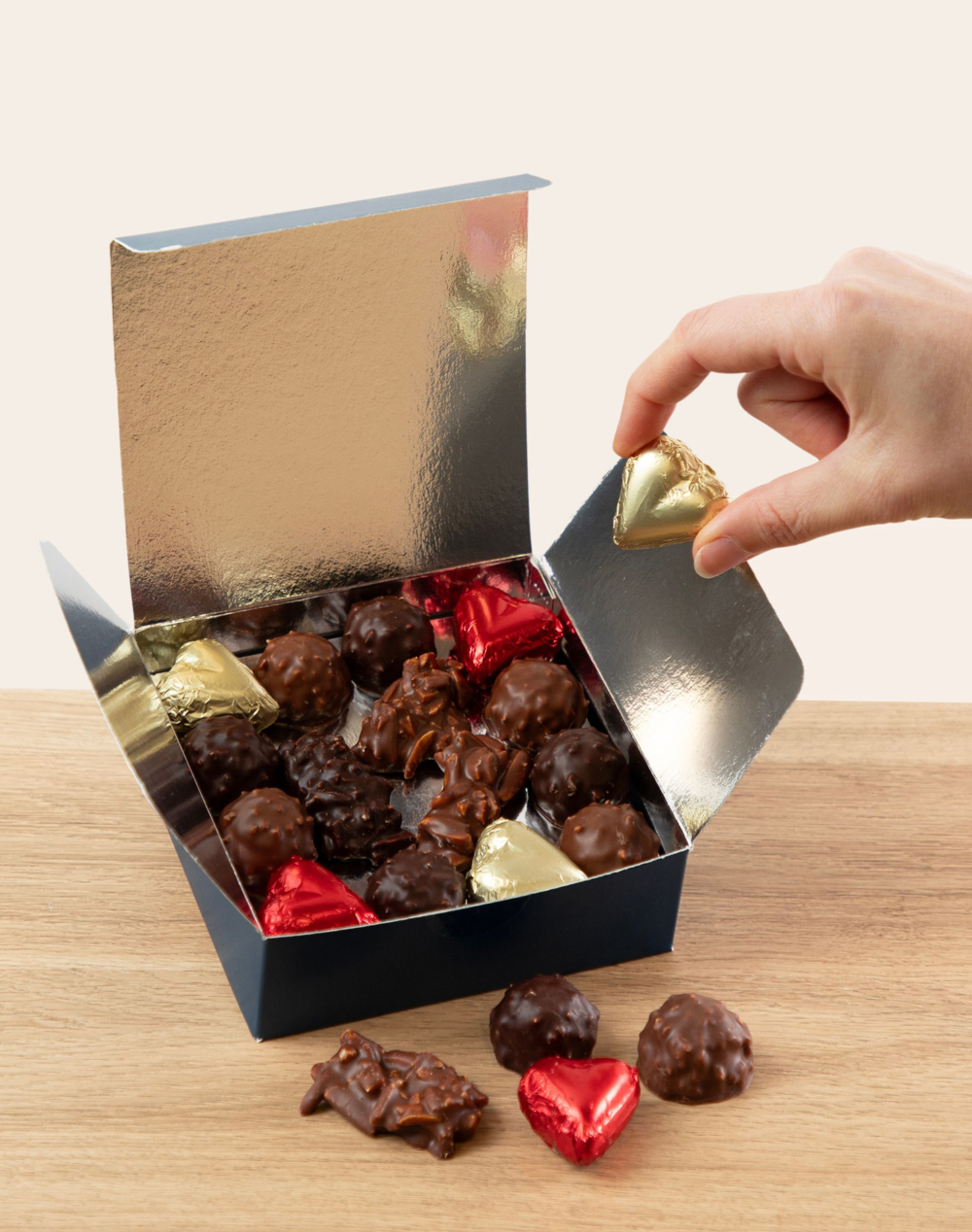 Assortiment gourmand de 30 chocolats