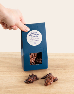 Granits au chocolat et amandes caramélisées