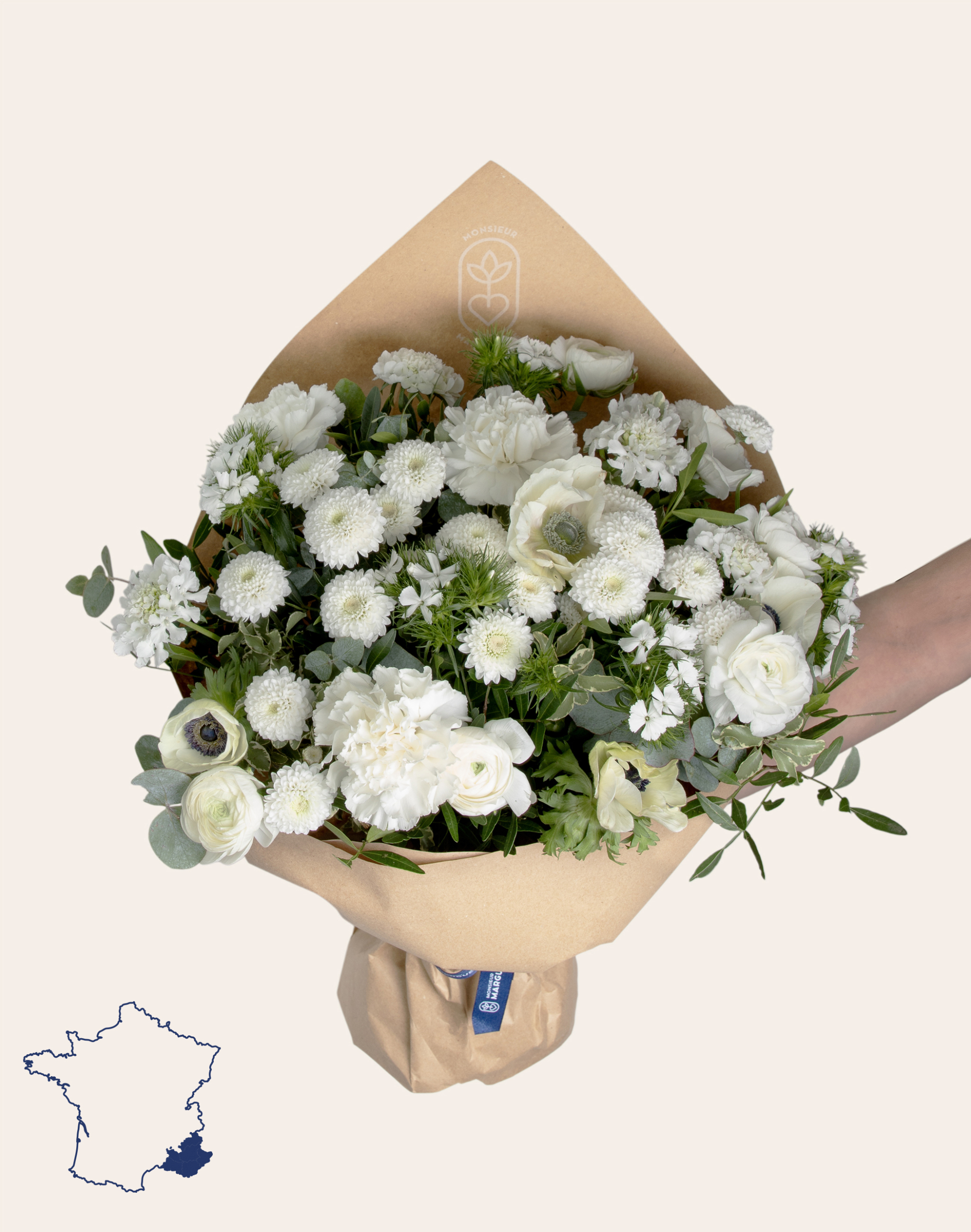 Bouquet de saison - Blanc
