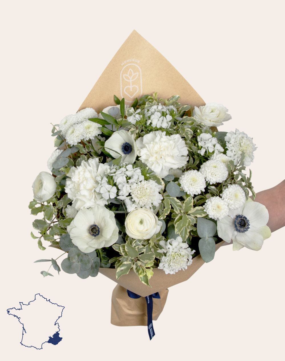 Bouquet de saison - Blanc