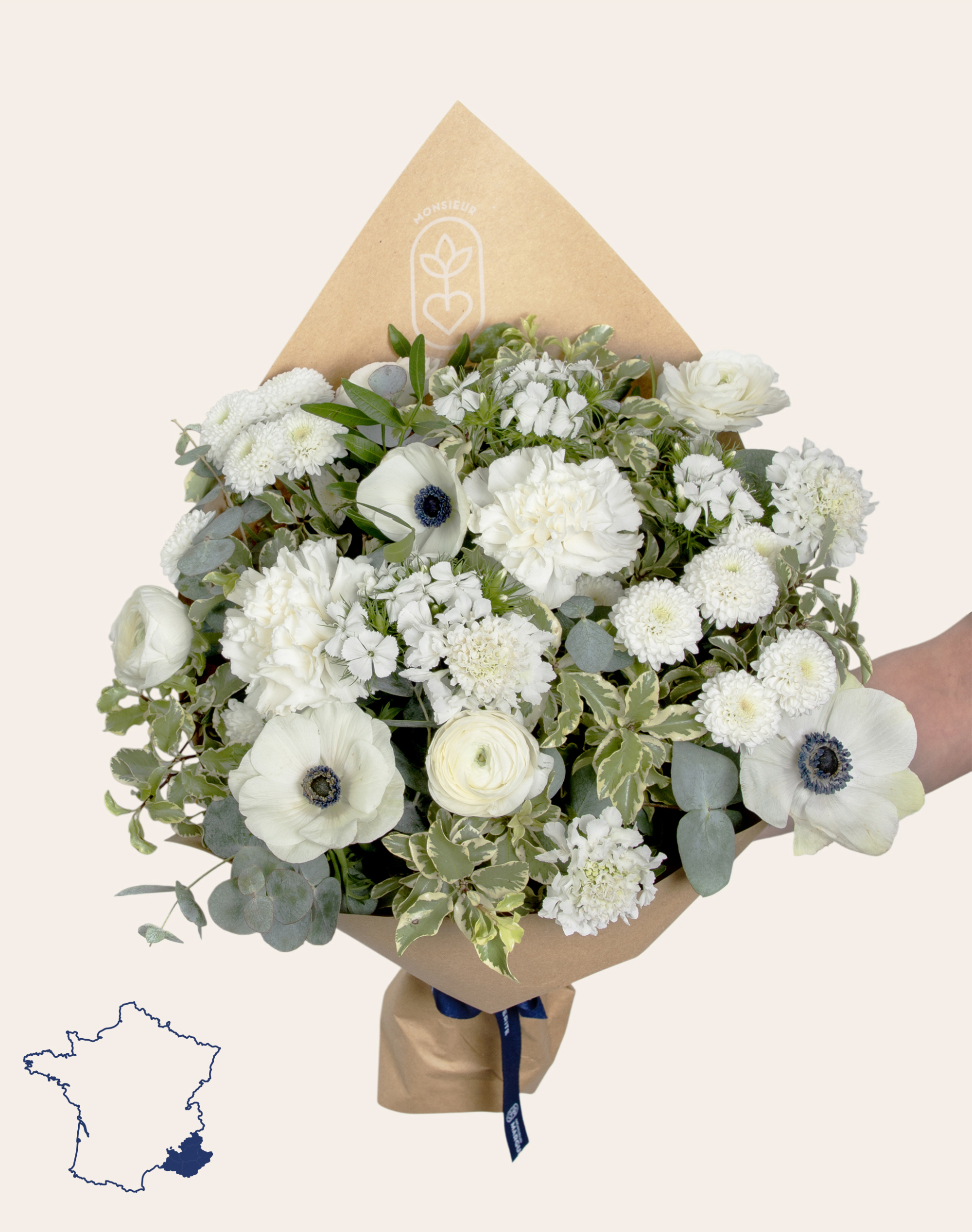 Bouquet de saison - Blanc