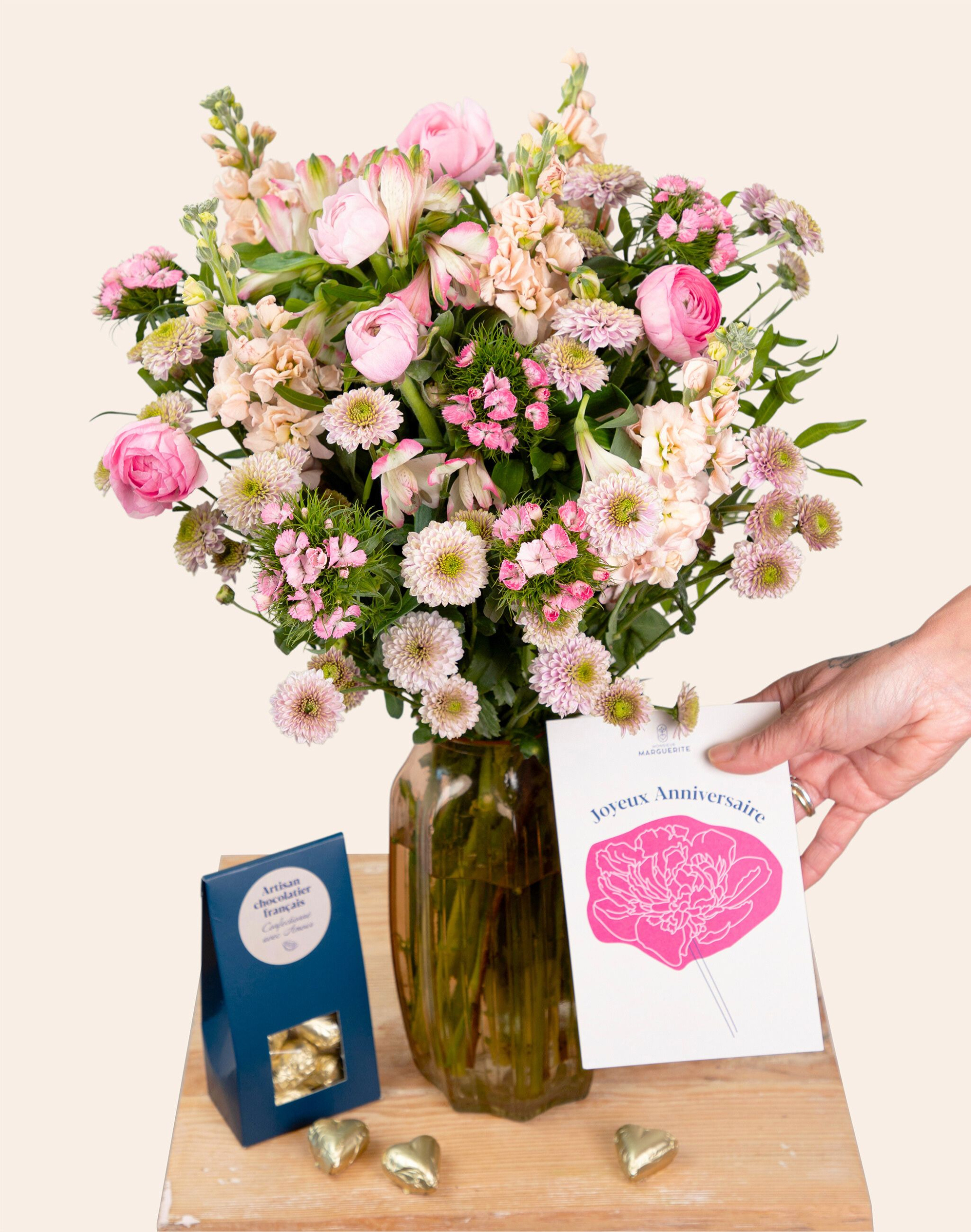 Pack Anniversaire - Bouquet de saison