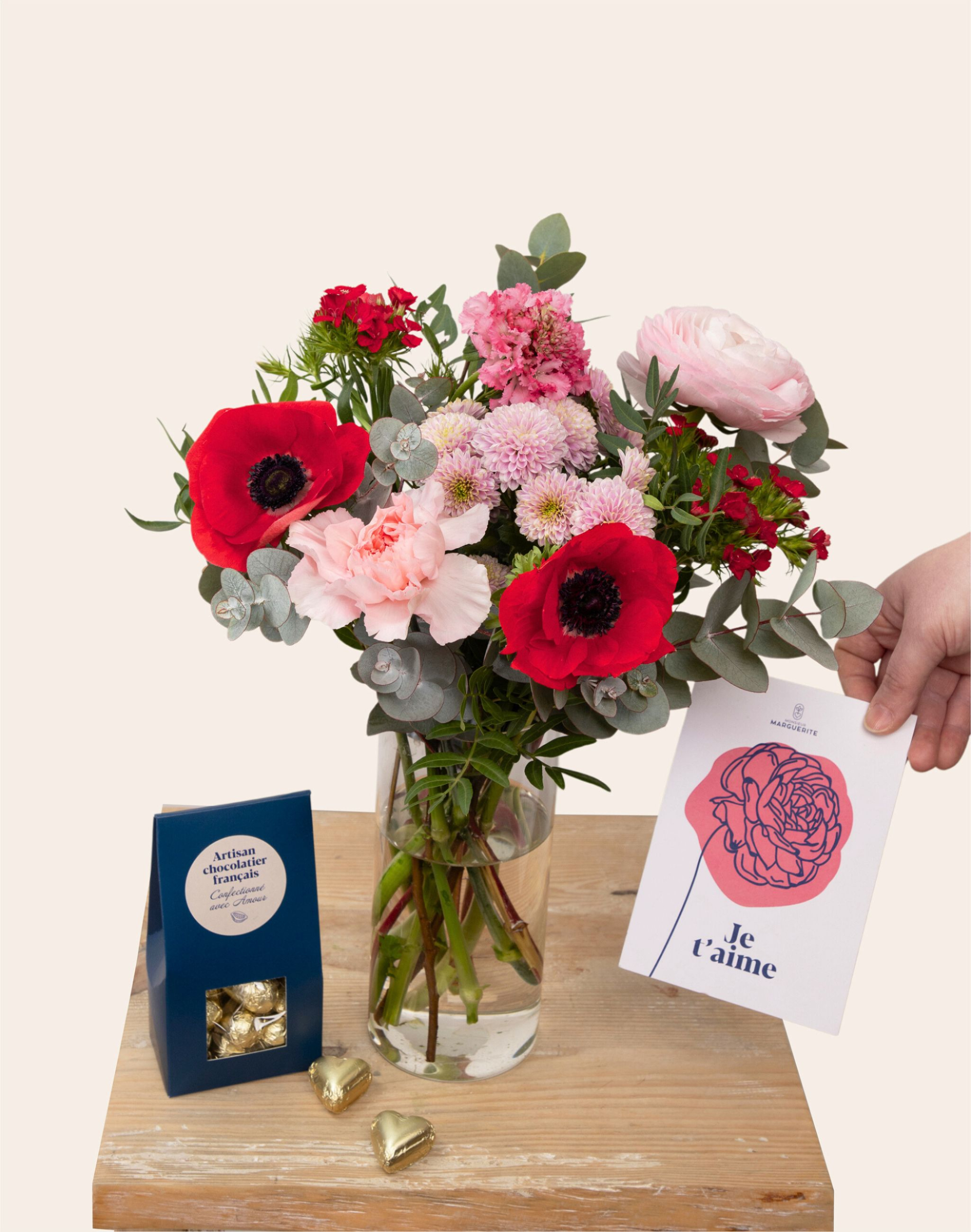 Pack Saint-Valentin - Bouquet Saint-Valentin