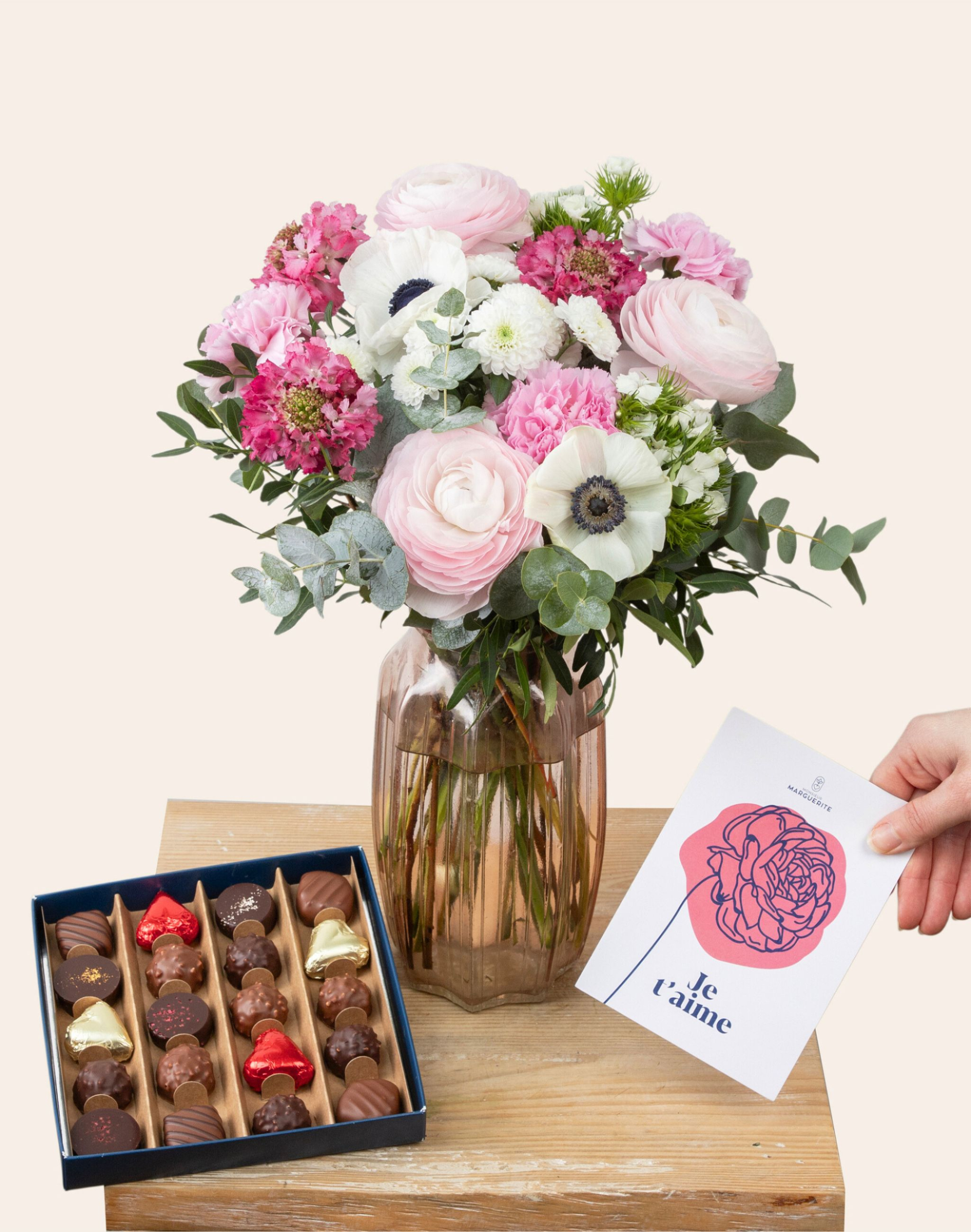 Pack Saint-Valentin : Bouquet Amour