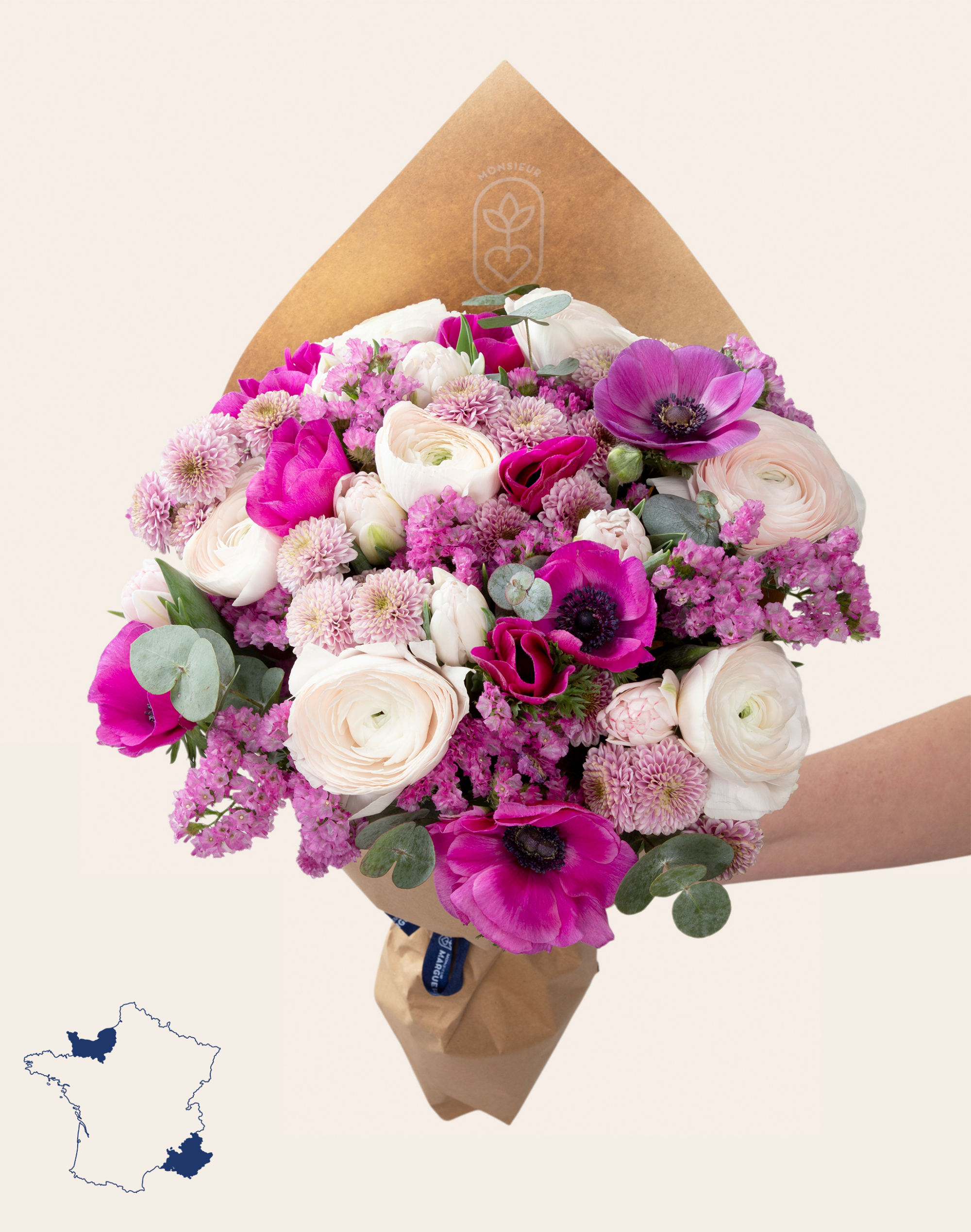 Bouquet de saison - Rose