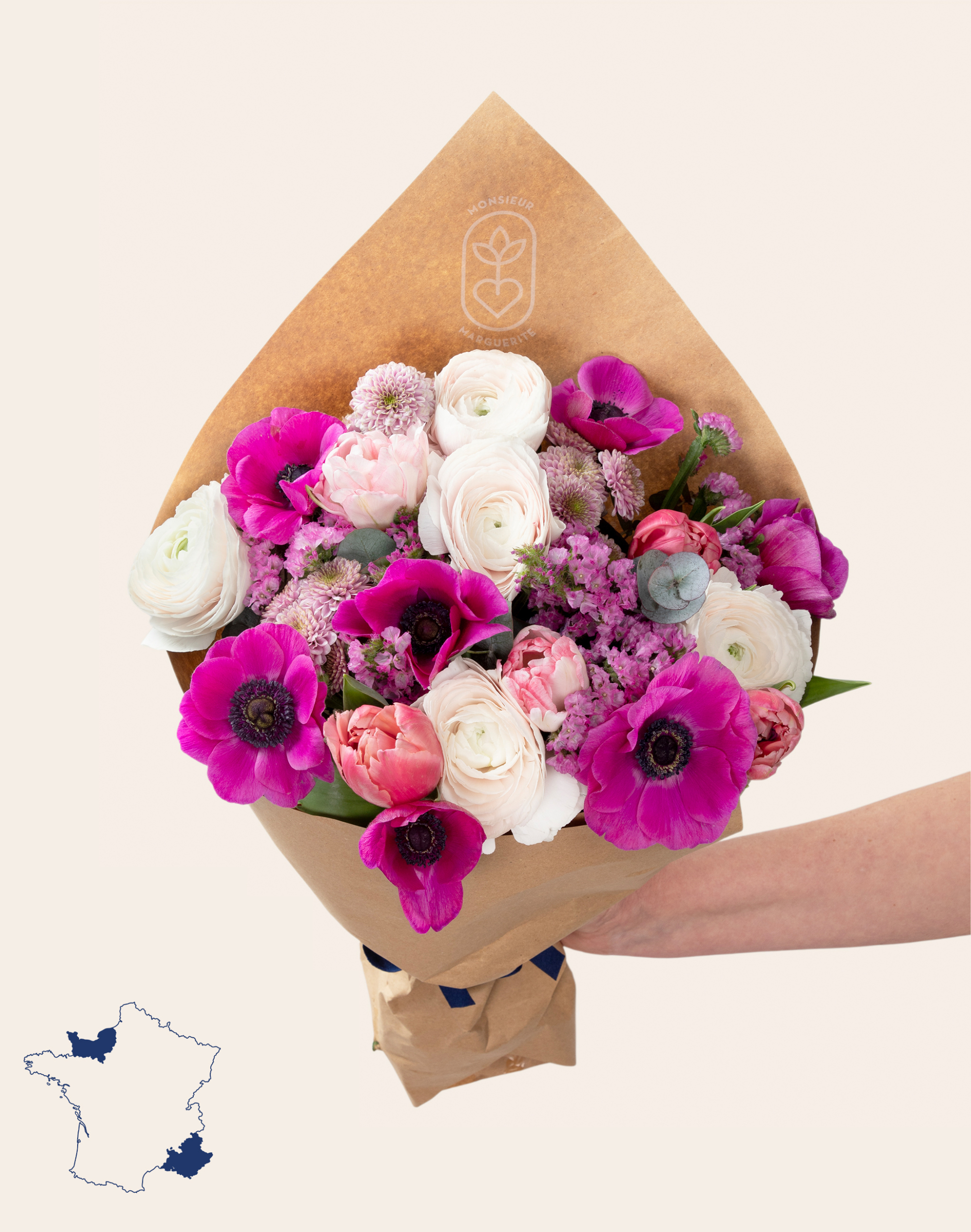 Bouquet de saison - Rose