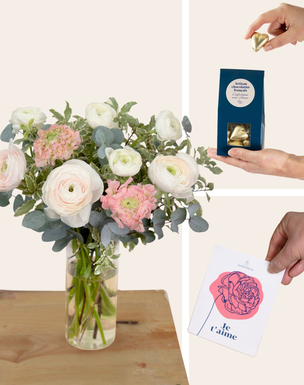 Pack Amour - Bouquet de Renoncules