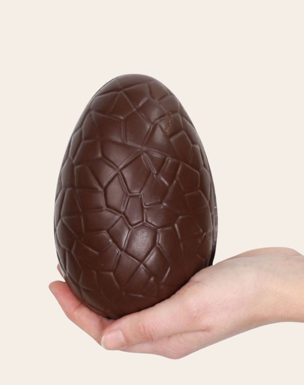 Oeuf de Pâques garni de chocolats