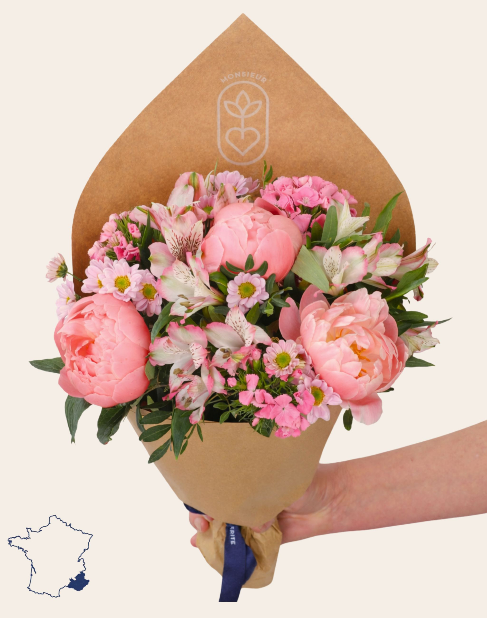 Bouquet de saison - Rose