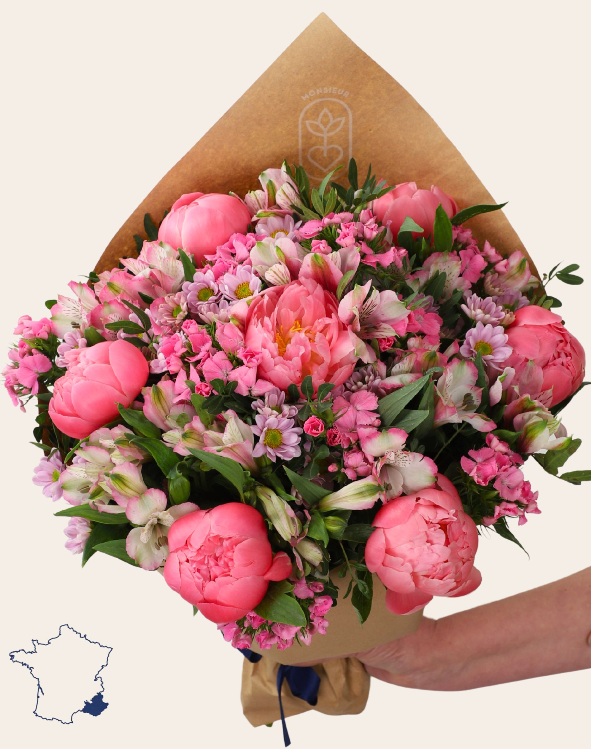 Bouquet de saison - Rose