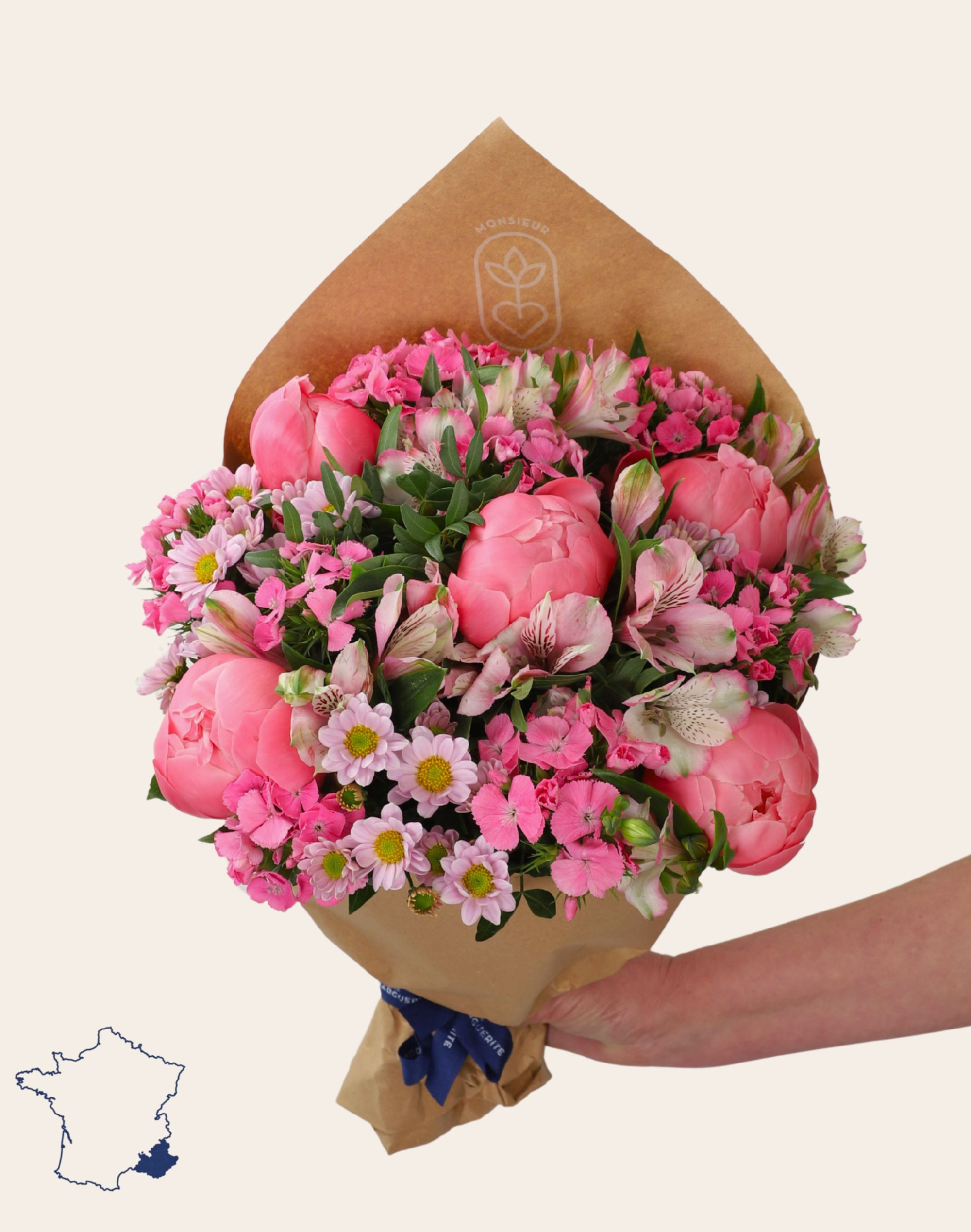 Bouquet de saison - Rose