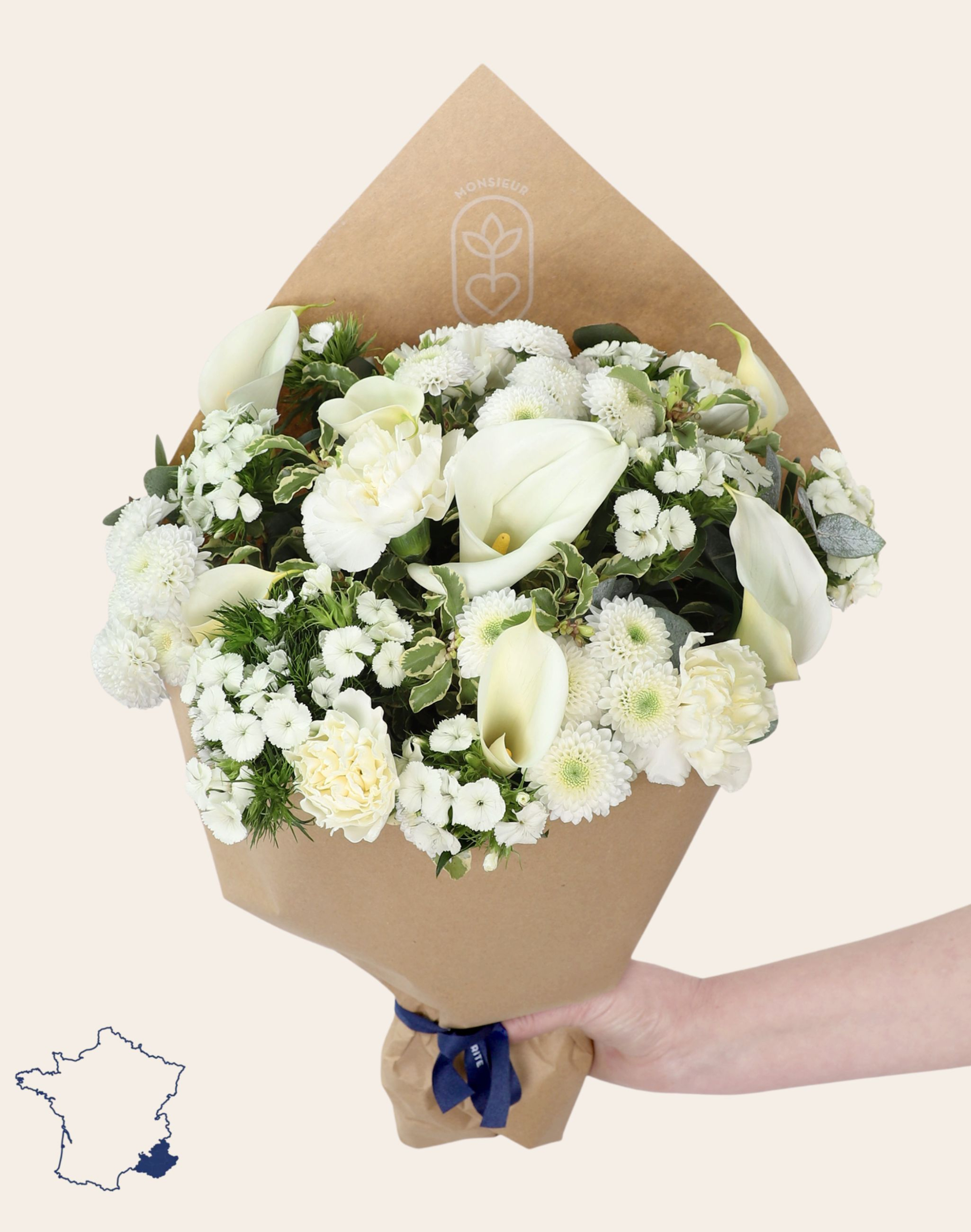 Bouquet de saison - Blanc