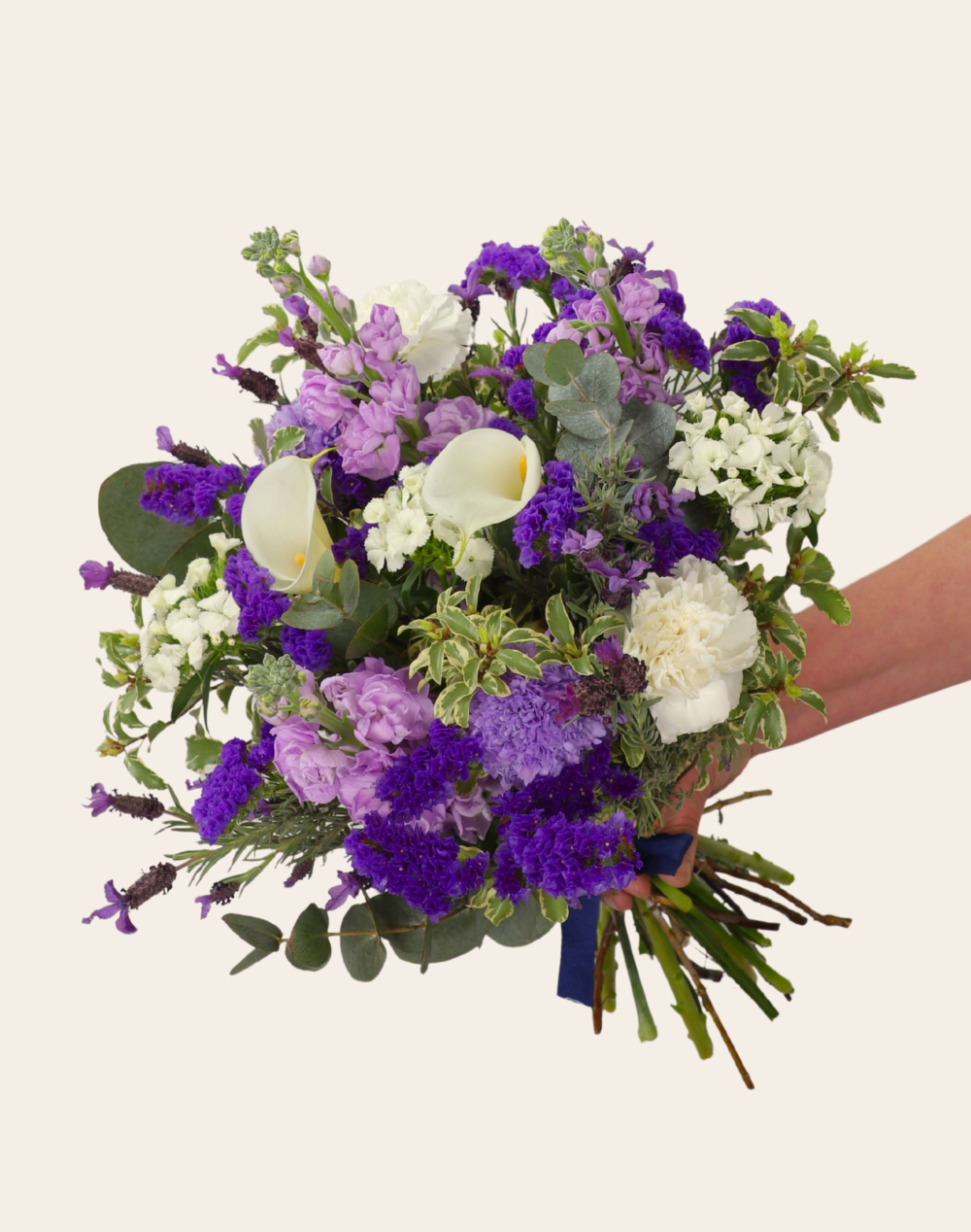 Bouquet signature - Bleu et blanc