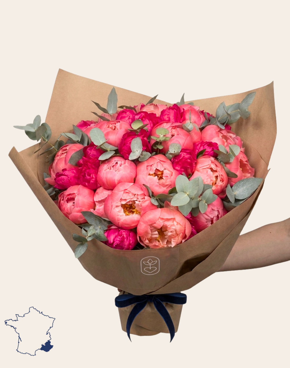 Bouquet d'exception de 25 Pivoines