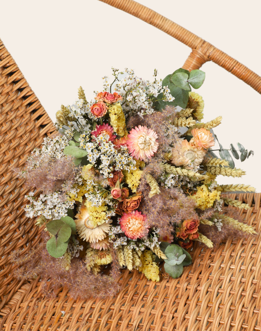 Maman chérie - Bouquet de fleurs séchées